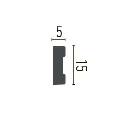 Молдинг з орнаментом поліуретановий Gaudi Decor (CR 693), ELITE DECOR - Зображення CR_693-.jpg