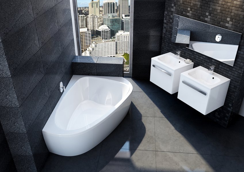 Панель до ванни фронтальна A LOVE STORY II R, RAVAK - Зображення CZ76100A00-1.jpg