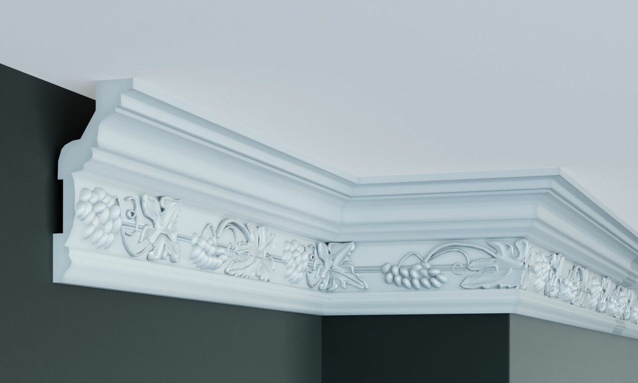 Карниз полиуретановый Gaudi Decor (С 1012 Flexi), ELITE DECOR - Зображення