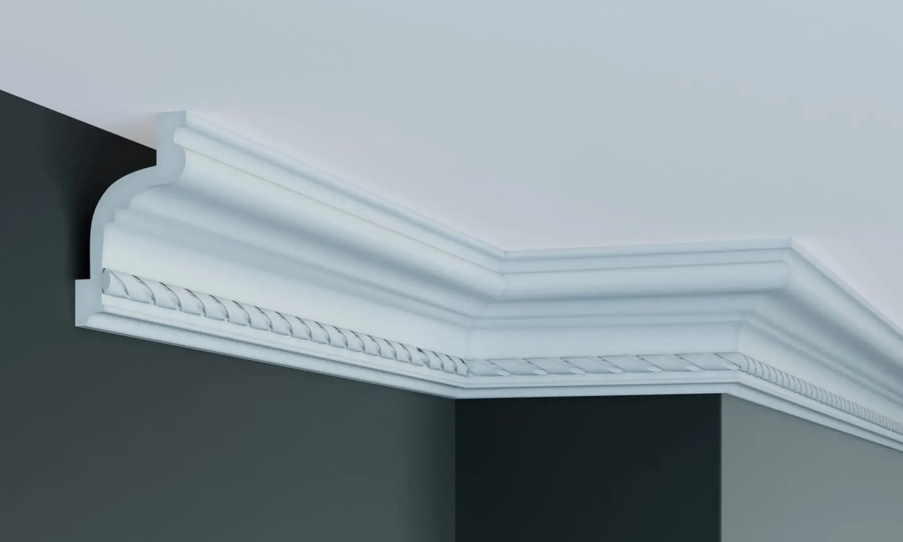 Карниз полиуретановый Gaudi Decor (C 1015 Flexi), ELITE DECOR - Зображення