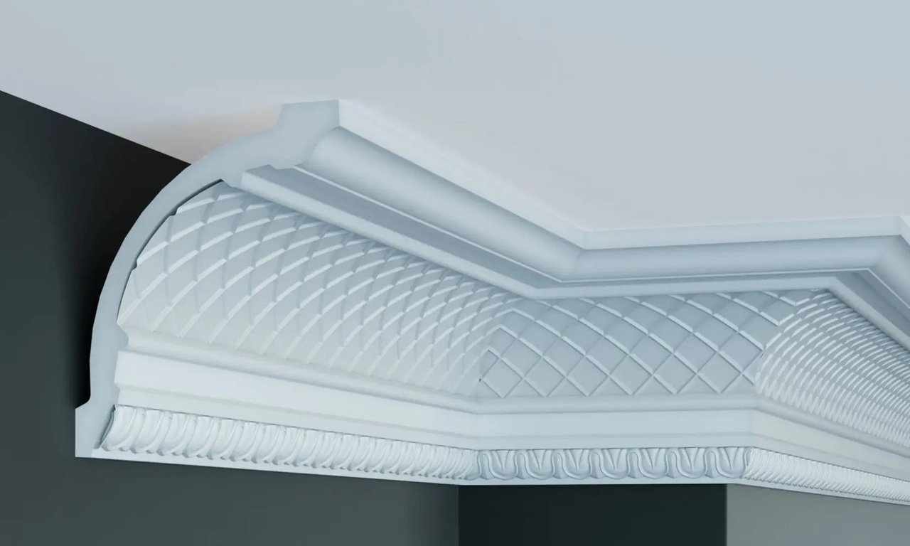 Карниз полиуретановый Gaudi Decor (C 1061), ELITE DECOR - Зображення