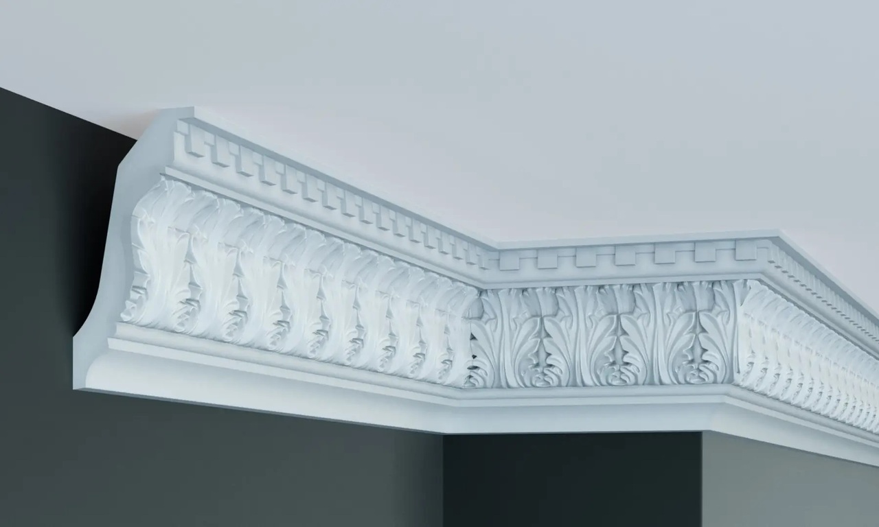 Карниз полиуретановый Gaudi Decor (C 1075), ELITE DECOR - Зображення C_1075.jpg