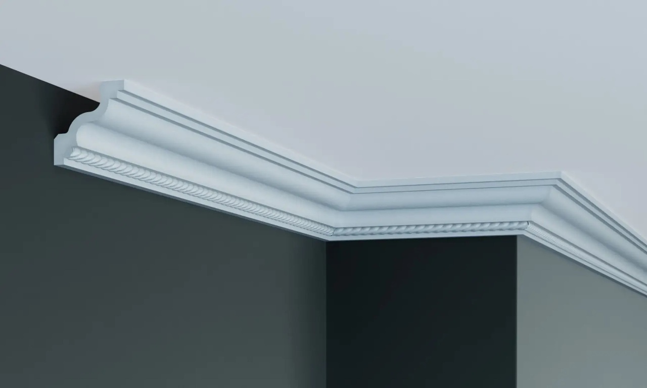 Карниз полиуретановый Gaudi Decor (C 1090 Flexi), ELITE DECOR - Зображення C_1090_Flexi.jpg
