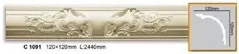 Карниз полиуретановый Gaudi Decor (C 1091), ELITE DECOR - Зображення