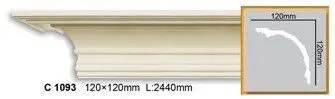Карниз полиуретановый Gaudi Decor (C 1093 Flexi), ELITE DECOR - Зображення