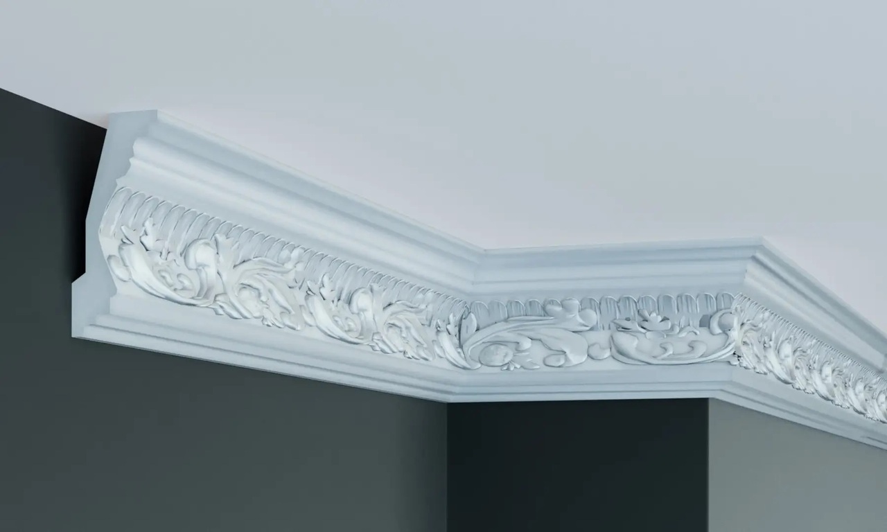 Карниз полиуретановый Gaudi Decor (C 124), ELITE DECOR - Зображення