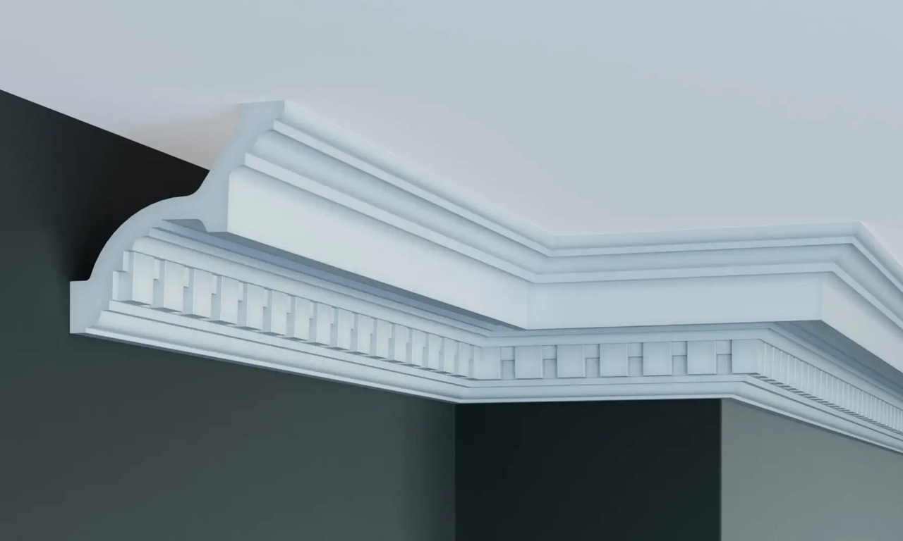 Карниз полиуретановый Gaudi Decor (C 125), ELITE DECOR - Зображення