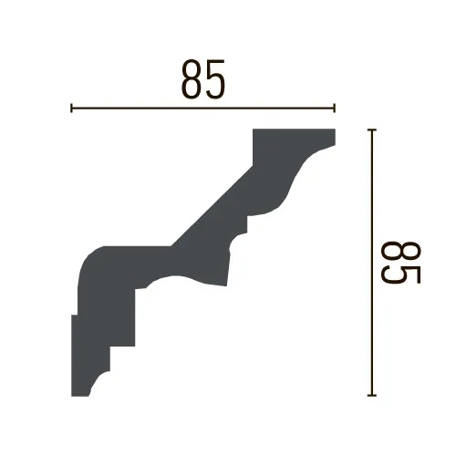 Карниз полиуретановый Gaudi Decor (C 138), ELITE DECOR - Зображення C_138-.jpg