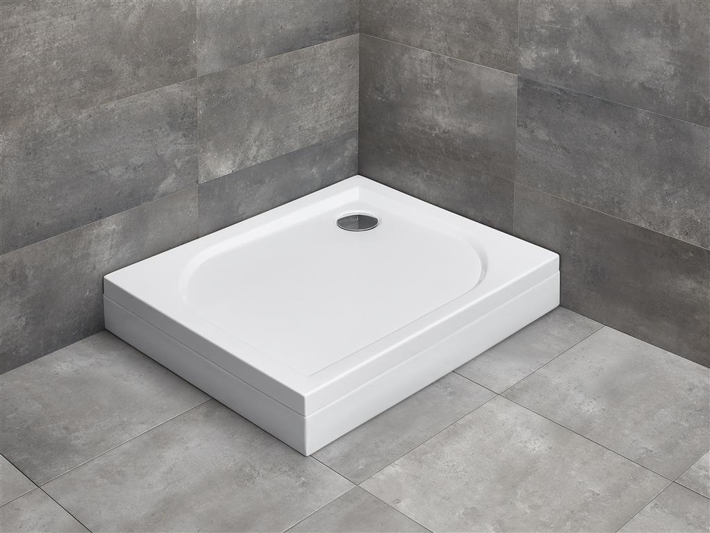 Душовий піддон зі з'ємною панеллю Delos D 90x75 см  правий, RADAWAY - Зображення