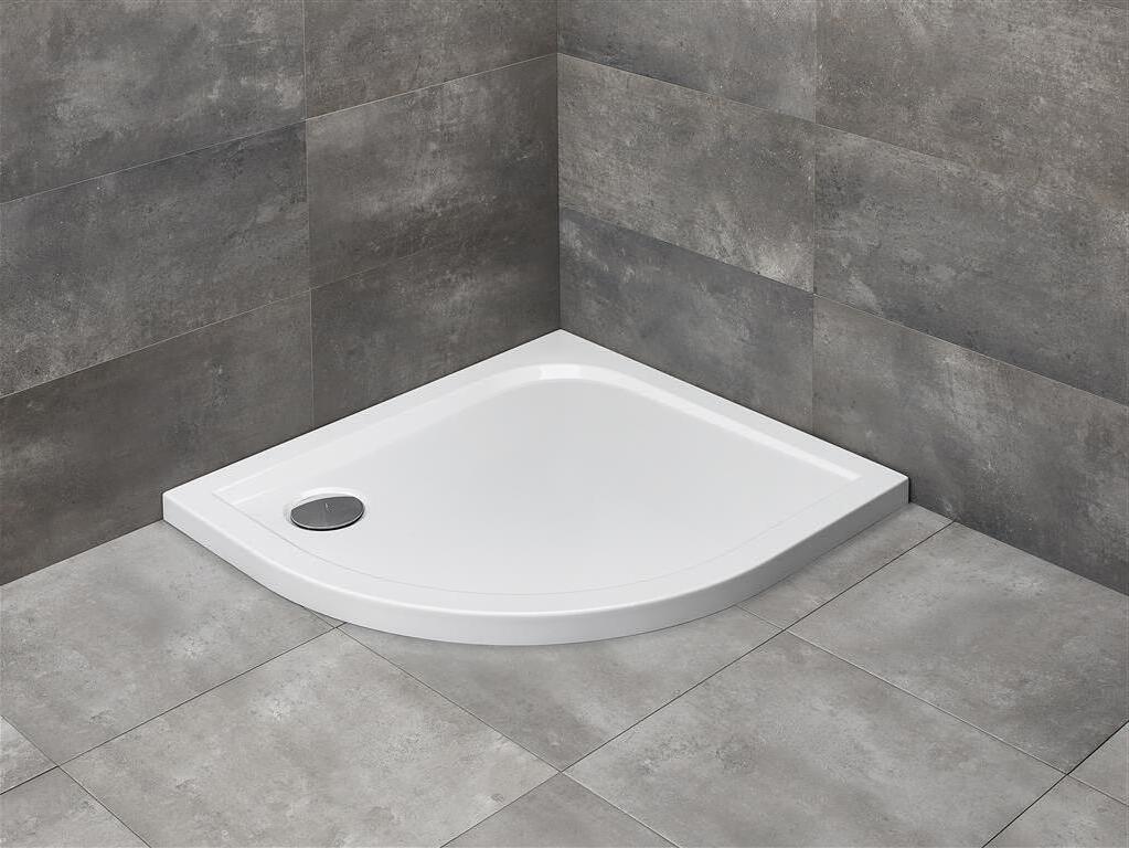 Душевой поддон Delos E 90x80 см правый, RADAWAY - Зображення