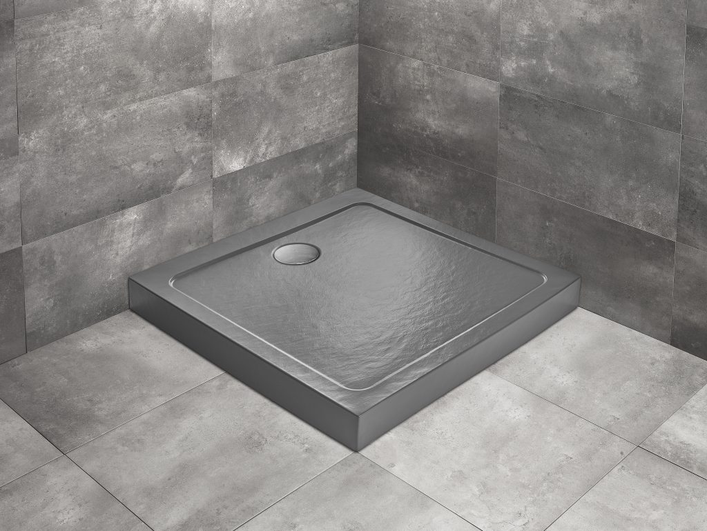 Душовий піддон Doros C Compact Stone Anthracite 90x90 см, RADAWAY - Зображення Doros-C-Compact-Stone-An.jpg