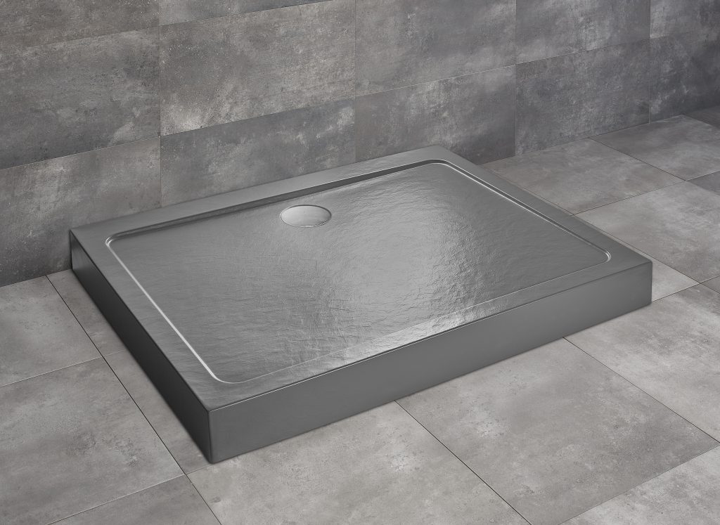 Душовий піддон Doros D Compact Stone Anthracite 90x80 см, RADAWAY - Зображення Doros-D-Compact-Stone-Ant.jpg