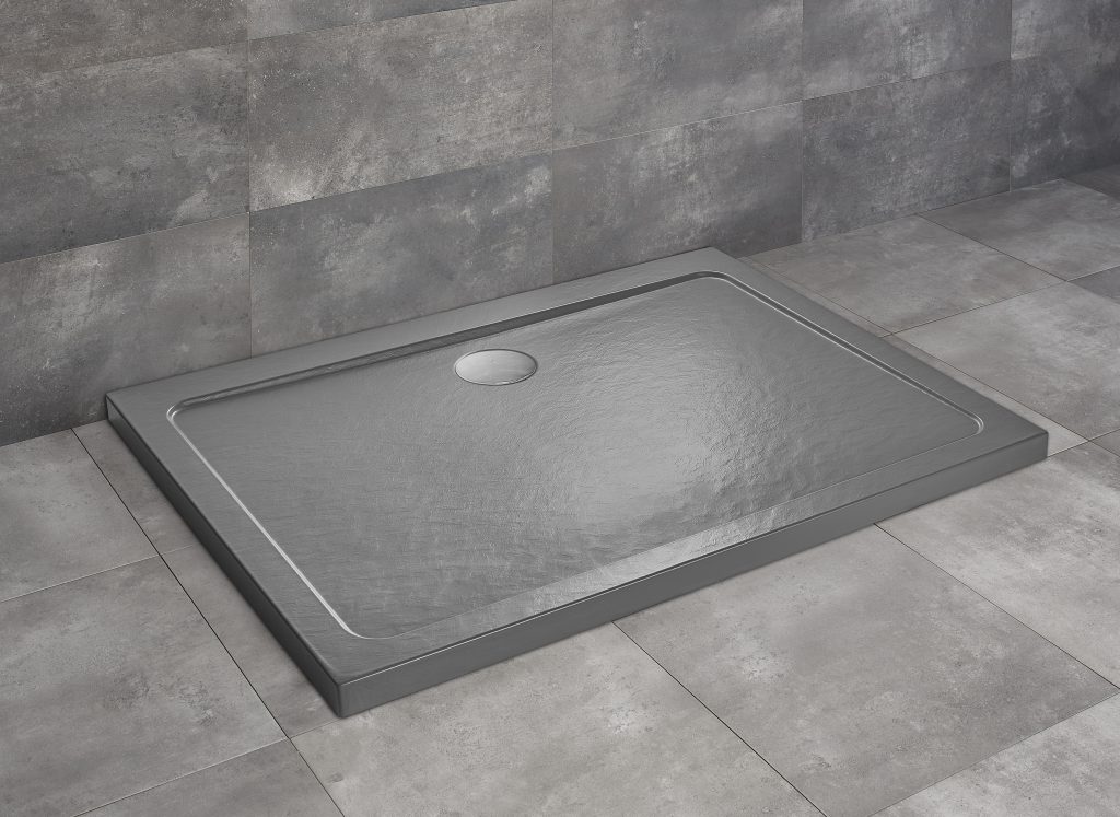 Душевой поддон Doros D Stone Anthracite 90x80 см, RADAWAY - Зображення Doros-D-Stone-Antr.jpg