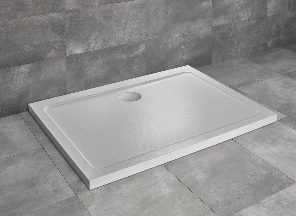 Душовий піддон Doros D Stone White 110x90 RADAWAY - Зображення