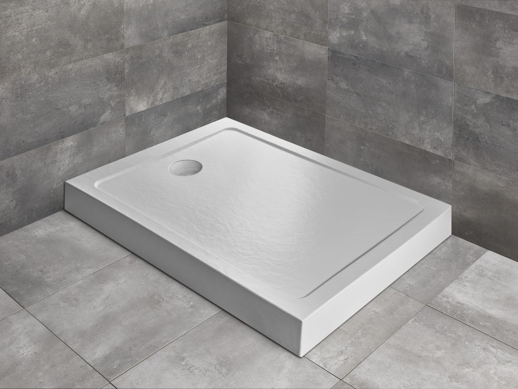 Душовий піддон Doros F Compact Stone White 120x80 см, RADAWAY - Зображення