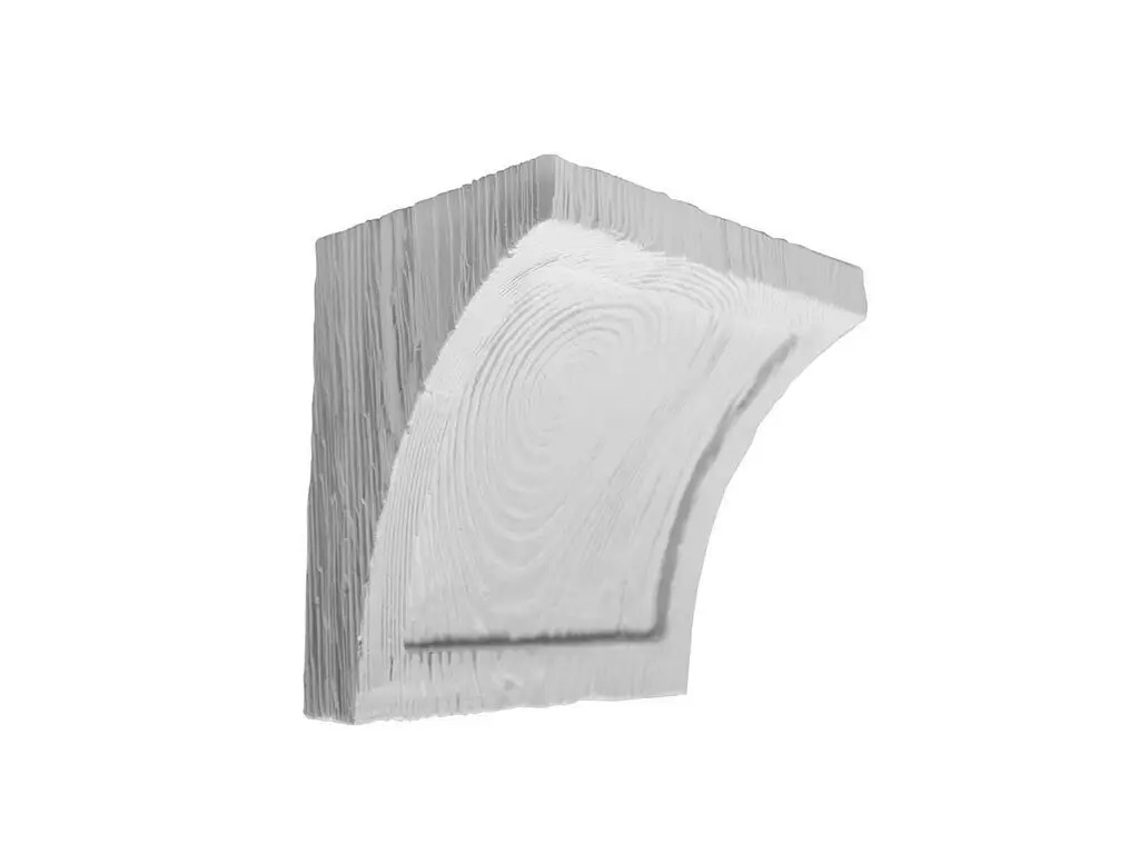 Консоль балки DecoWood (ED 025 classic біла 19x13), ELITE DECOR - Зображення ED_025_classic_біла.jpg