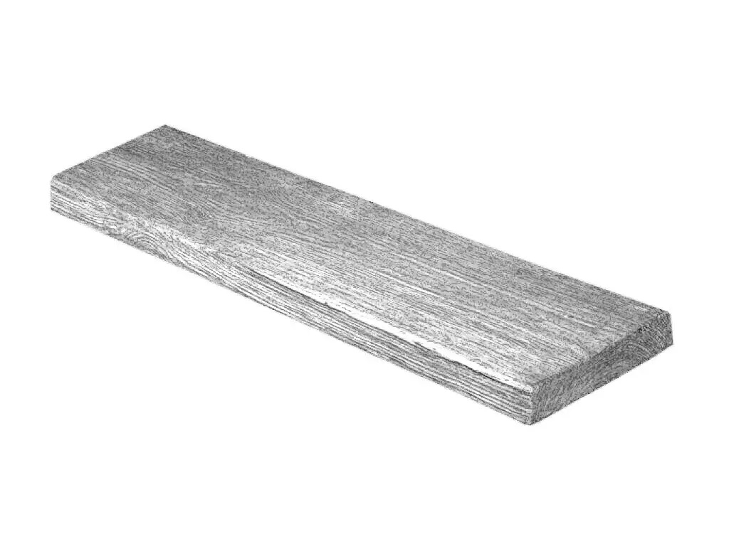 Панель поліуретанова DecoWood (Модерн ET 405 (3м) classic сіра 19x3,5), ELITE DECOR - Зображення