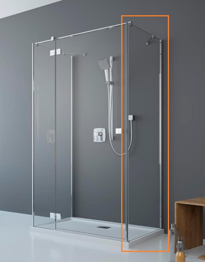 Бокова стінка Essenza New KDJ+S-Fuenta New KDJ+S S1 90, RADAWAY - Зображення Essenza-KDJ-S1.jpg