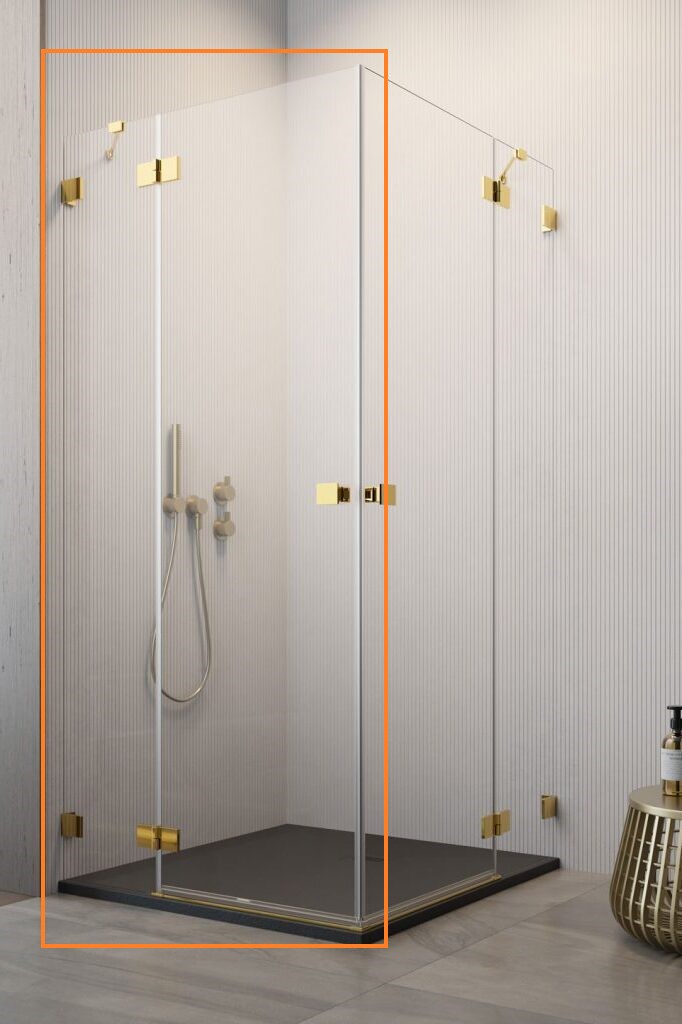 Душевая кабина (половина) Essenza Pro Gold KDD 100 левая, RADAWAY - Зображення