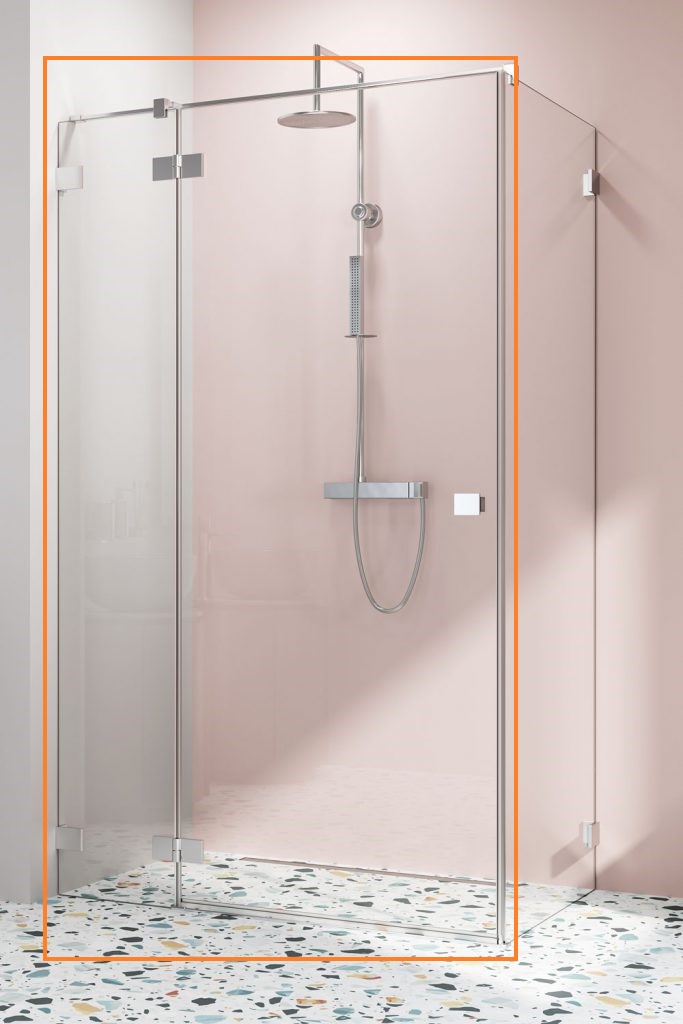 Душевые двери двухэлементные Essenza Pro KDJ 120 левые, RADAWAY - Зображення Essenza-Pro-KDJ_l.jpg