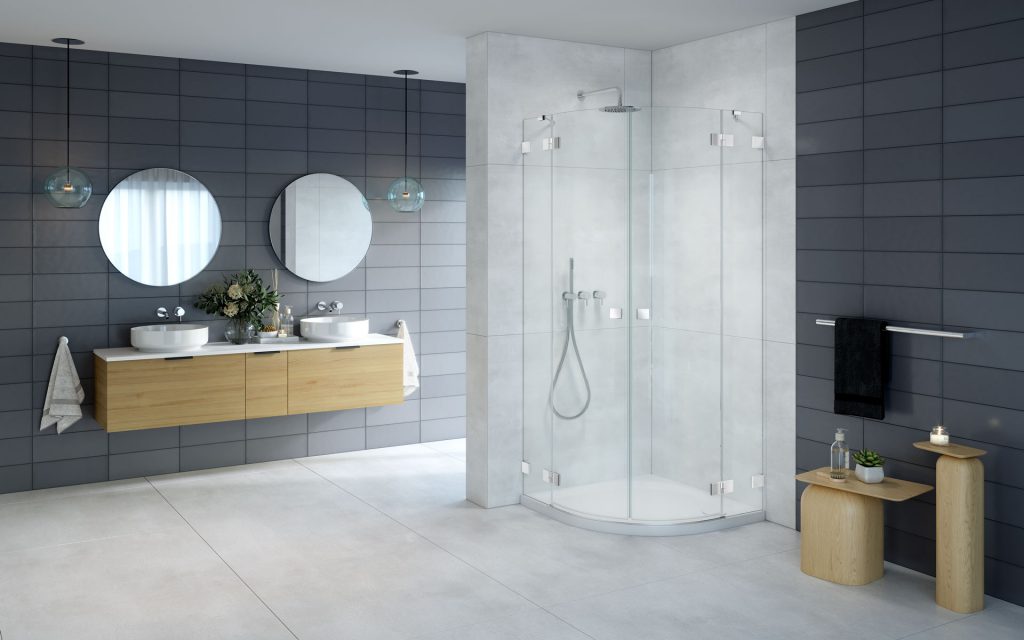 Душова кабіна напівкругла (половина) Essenza Pro PDD 100 права, RADAWAY - Зображення Essenza-Pro-PDD-.jpg