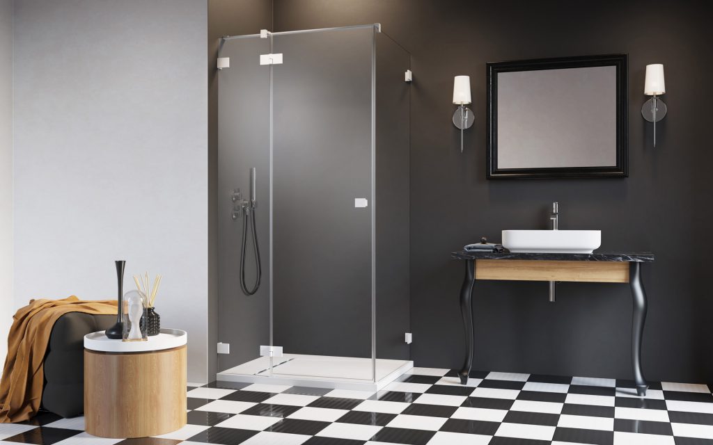 Душові двері Essenza Pro White KDJ 80 ліві, RADAWAY - Зображення Essenza-Pro-White-KDJ-.jpg