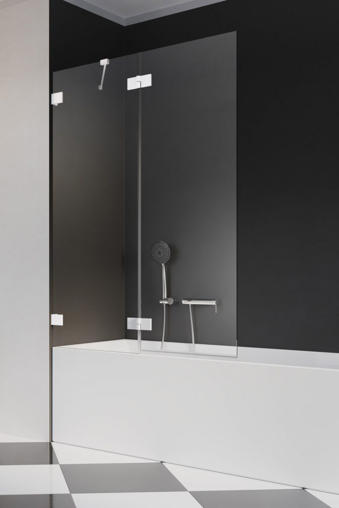 Шторка для ванни Essenza Pro White PND II 140 ліва, RADAWAY - Зображення Essenza-Pro-White-PND-II.jpg