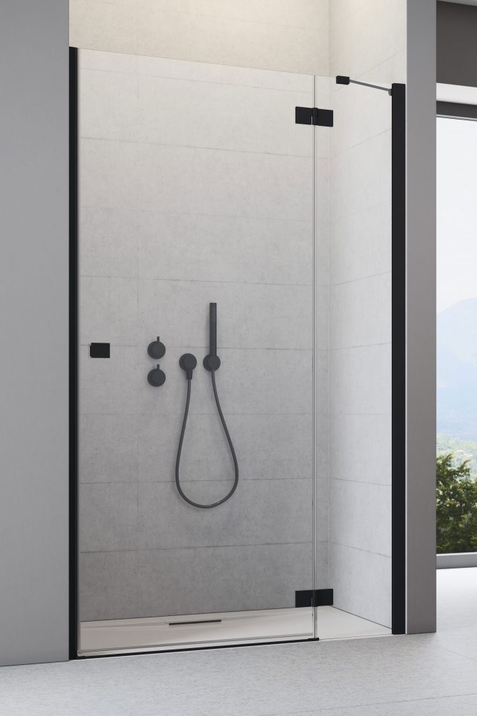 Душові двері Essenza New Black DWJ 130 праві, RADAWAY - Зображення