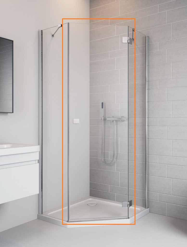 Душові двері Essenza New PTJ 90 праві, RADAWAY - Зображення Essenza_PTJ-R.jpg