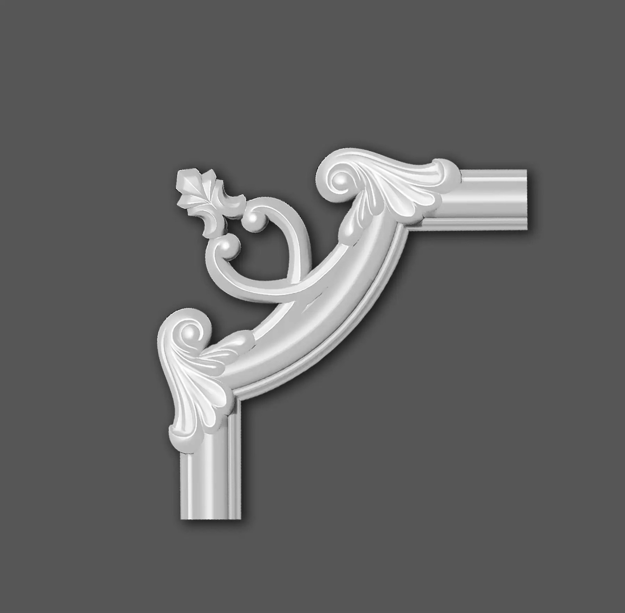 Кутовий елемент поліуретановий Grand Decor (HCR 501-2), ELITE DECOR - Зображення