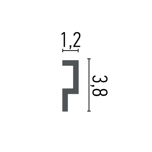 Молдинг полімерний Grand Decor (HCR 503), ELITE DECOR - Зображення HCR_503-.jpg