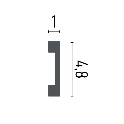 Молдинг полімерний Grand Decor (HCR 504 Flex), ELITE DECOR - Зображення HCR_504_Flex-.jpg