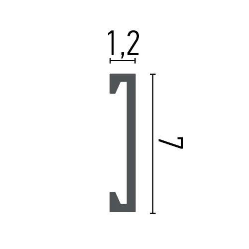 Молдинг полімерний Grand Decor (HCR 506), ELITE DECOR - Зображення HCR_506-.jpg