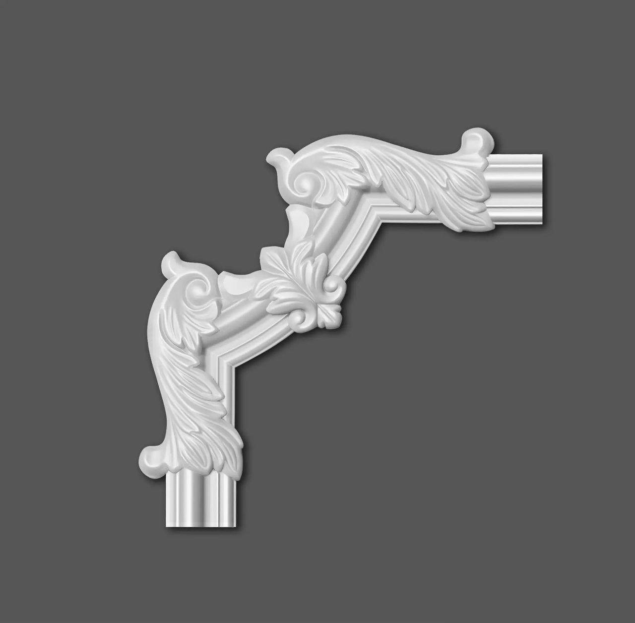 Кутовий елемент поліуретановий Grand Decor (HCR 517-2), ELITE DECOR - Зображення