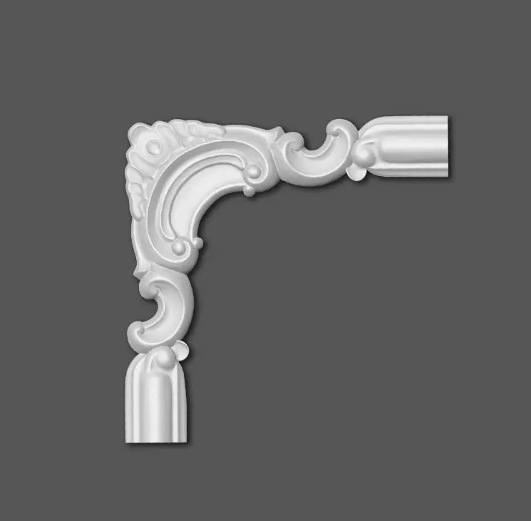 Кутовий елемент поліуретановий Grand Decor (HCR 518-3), ELITE DECOR - Зображення