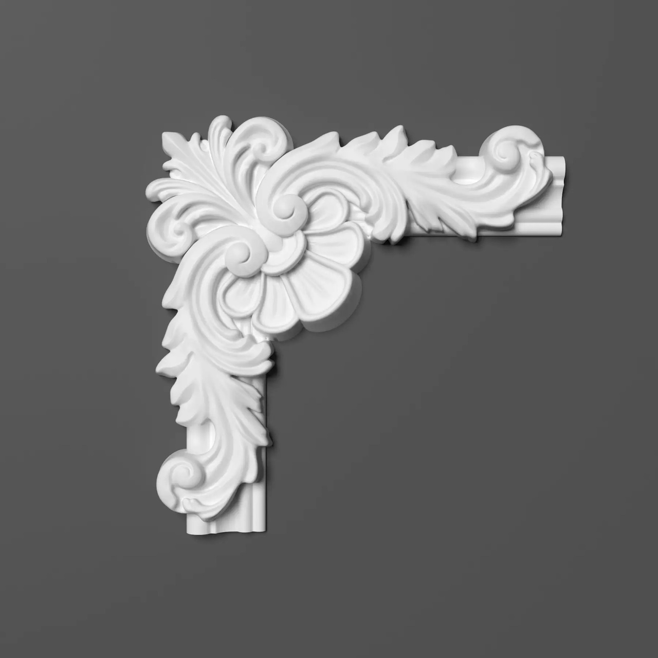 Кутовий елемент поліуретановий Grand Decor (HCR 524-3), ELITE DECOR - Зображення