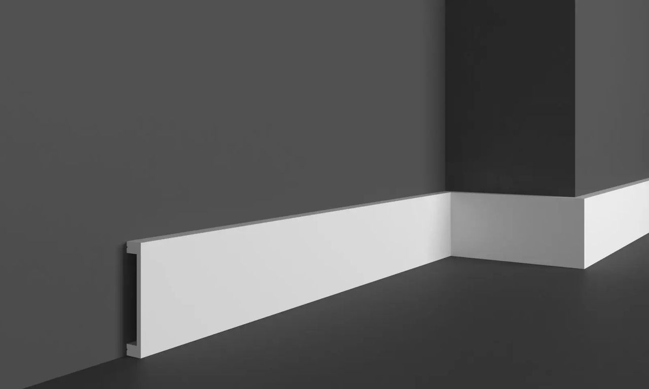 Плінтус полімерний Grand Decor (HCR 527), ELITE DECOR - Зображення