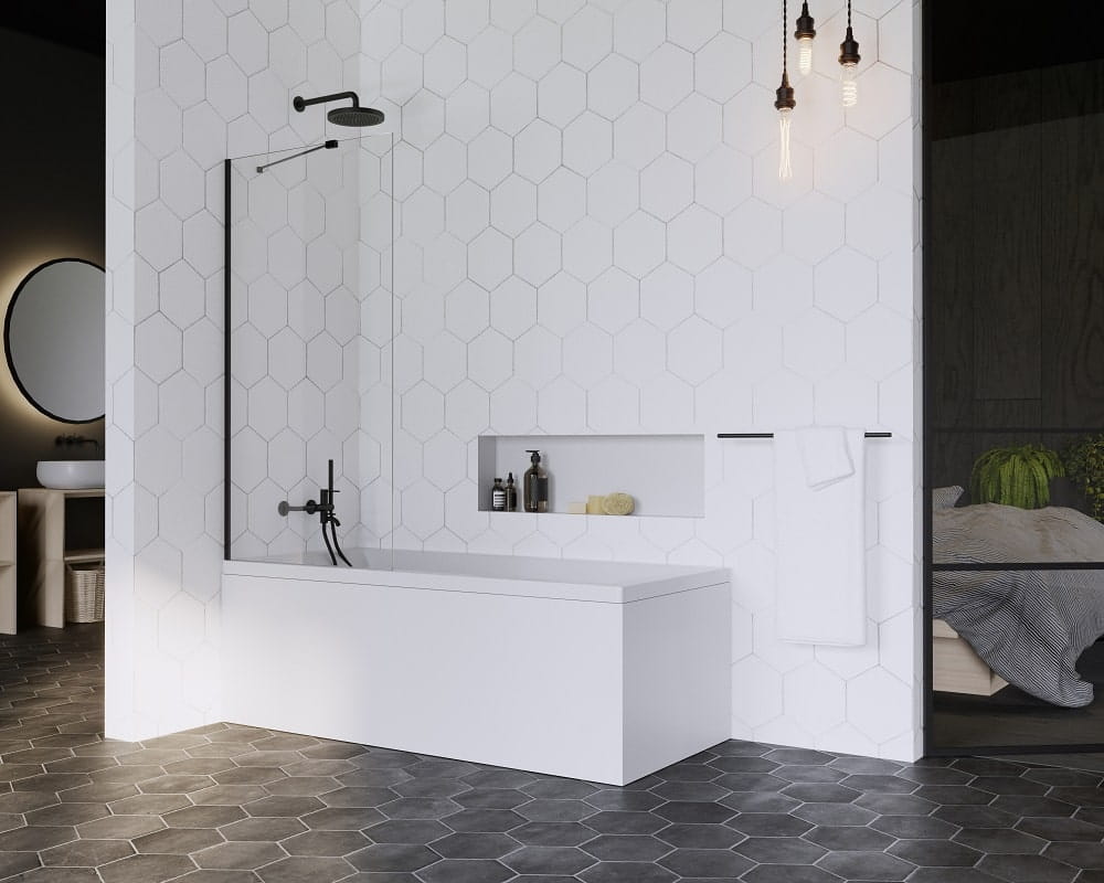 Шторка для ванни Idea Black PNJ II 80, RADAWAY - Зображення Idea-PNJ-50.jpg