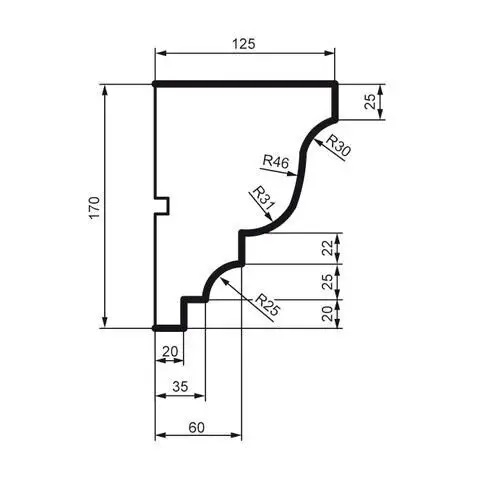 Карниз фасадний Prestige Decor (KC 102 без покриття), ELITE DECOR - Зображення KC_102-.jpg