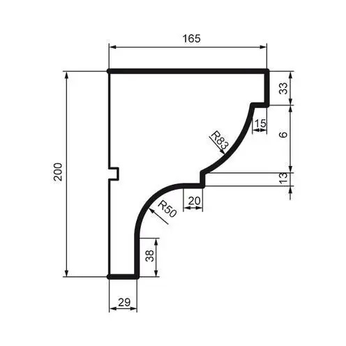 Карниз фасадний Prestige Decor (KC 105), ELITE DECOR - Зображення KC_105-.jpg