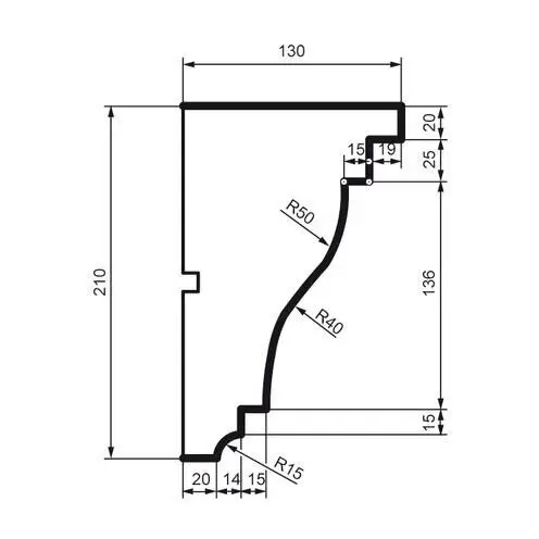 Карниз фасадний Prestige Decor (KC 106), ELITE DECOR - Зображення KC_106-.jpg