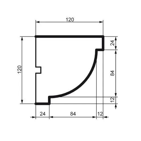 Карниз фасадний Prestige Decor (KC 110 без покриття), ELITE DECOR - Зображення KC_110-.jpg