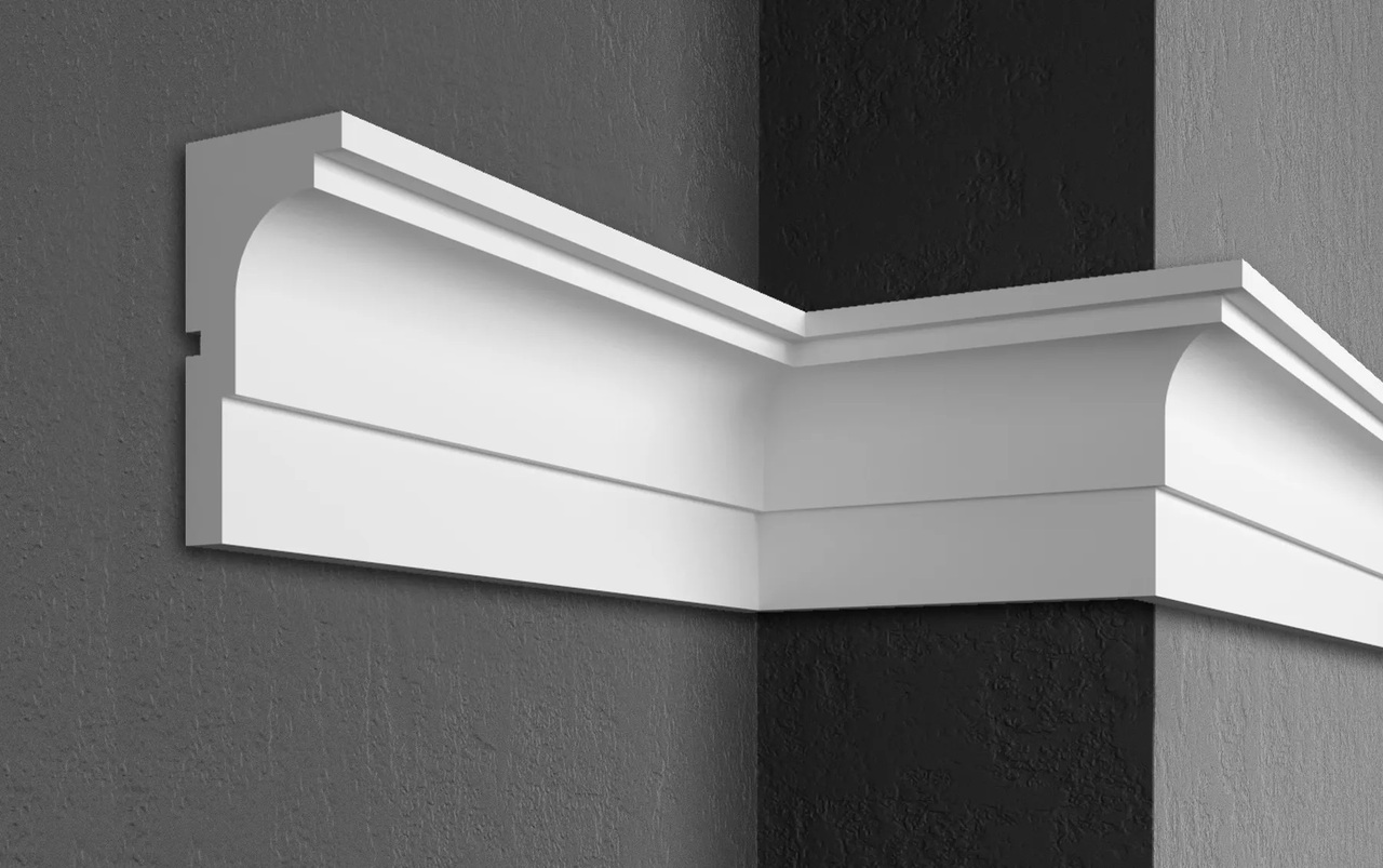 Карниз фасадний Prestige Decor (KC 115 без покриття), ELITE DECOR - Зображення