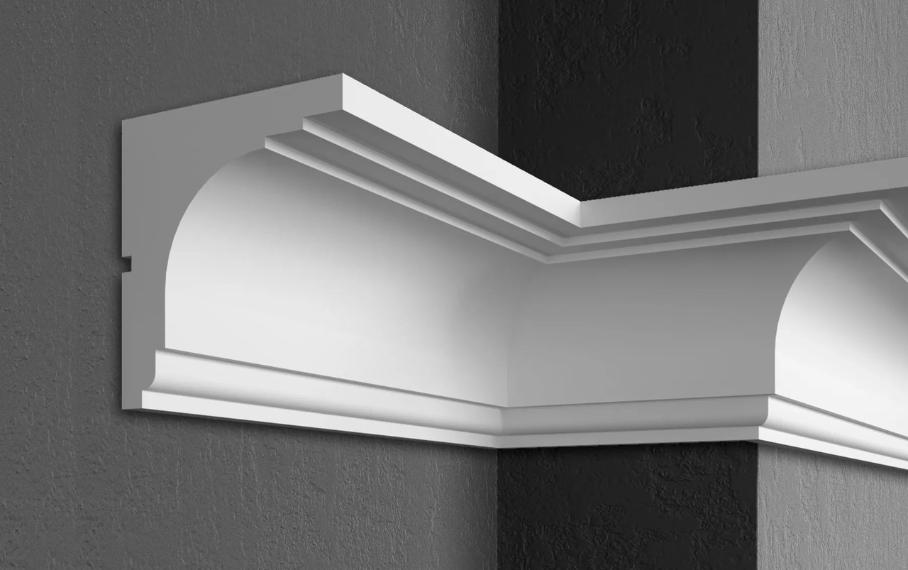 Карниз фасадний Prestige Decor (KC 120 без покриття), ELITE DECOR - Зображення