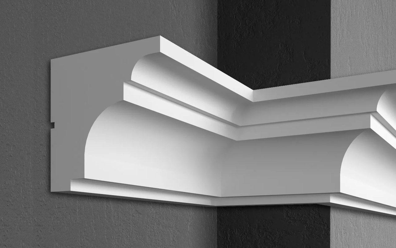 Карниз фасадний Prestige Decor (KC 127 без покриття), ELITE DECOR - Зображення