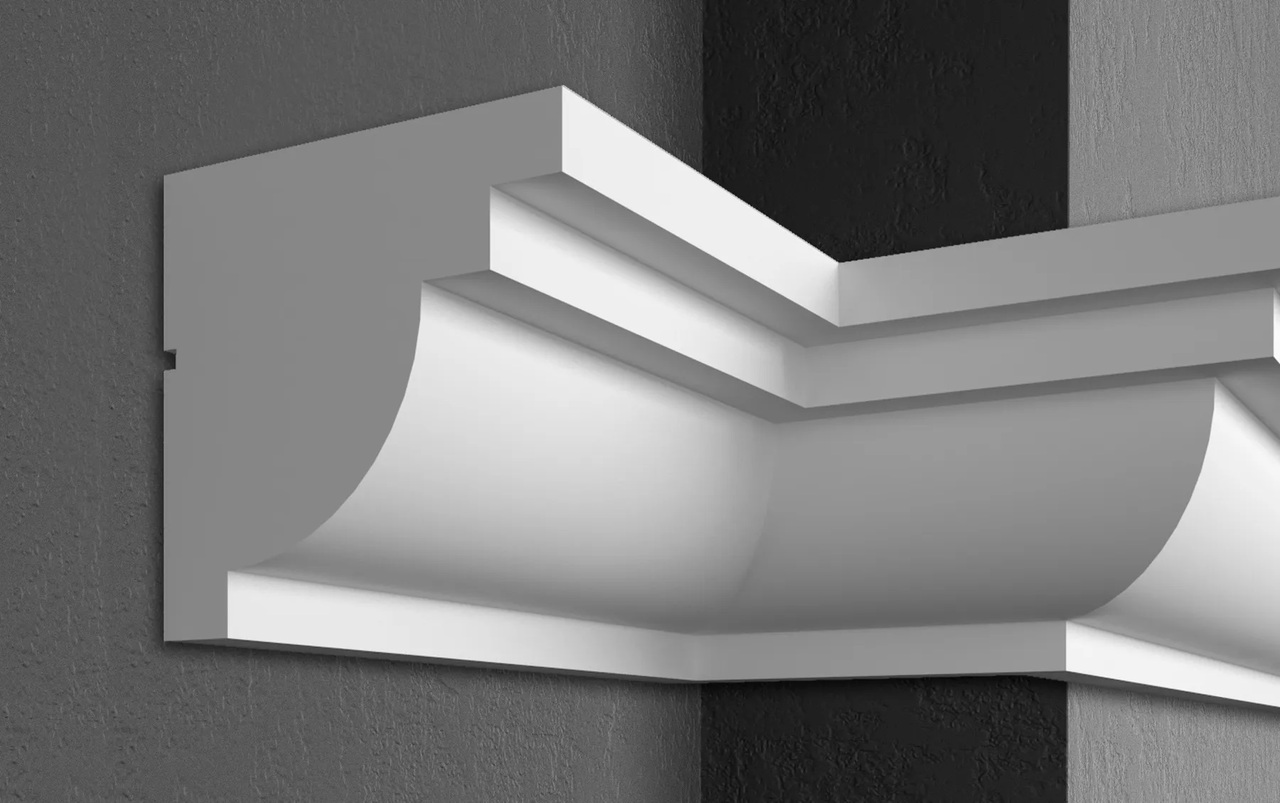 Карниз фасадний Prestige Decor (KC 130 без покриття), ELITE DECOR - Зображення