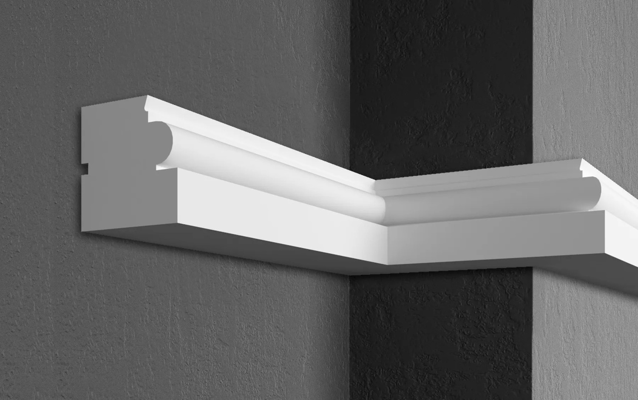 Карниз фасадний Prestige Decor (KC 137 без покриття), ELITE DECOR - Зображення