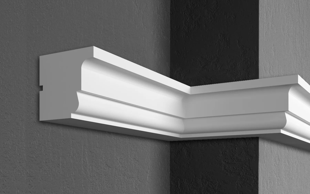 Карниз фасадний Prestige Decor (KC 140 без покриття), ELITE DECOR - Зображення
