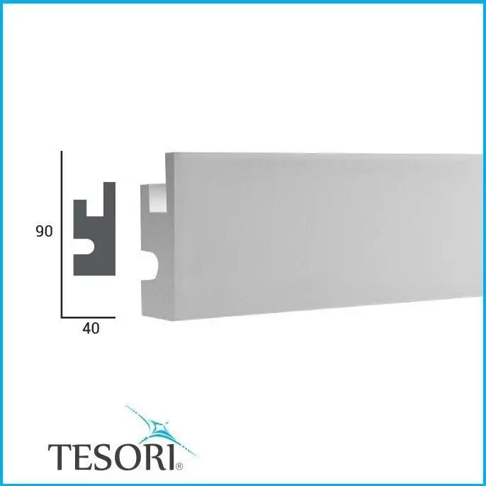 Карниз для LED освітлення Tesori (KD 301), ELITE DECOR - Зображення KD_301-.jpg