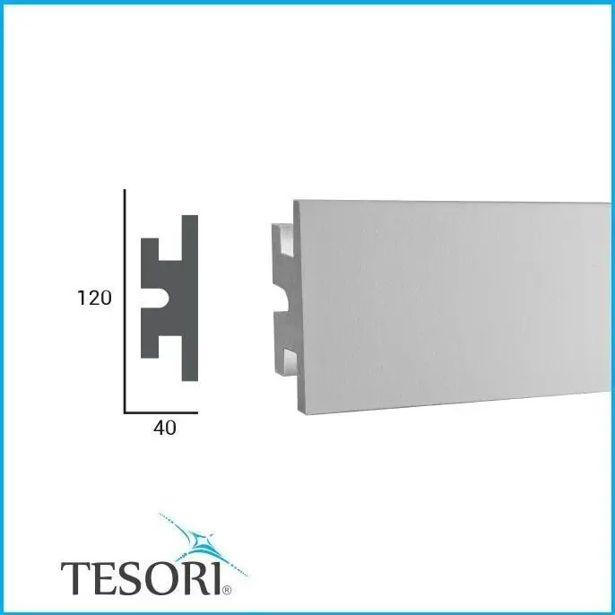 Карниз для LED освітлення Tesori (KD 302), ELITE DECOR - Зображення KD_302-.jpg